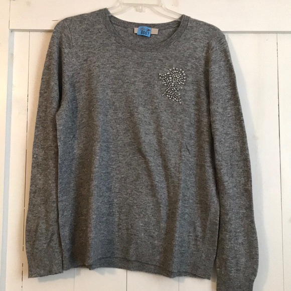LOFT Sweaters - Loft Sweater with Floral Detail LOFT Sweaters - Loft Sweater with Floral Detail